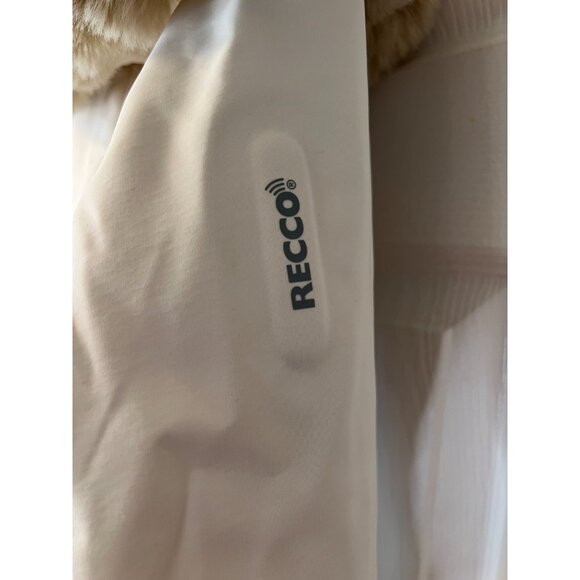 Oysho Womens Ski Jacket Coat Sz S Small Cream White Fitted Hooded 0285/626 NWT - Picture 7 of 8